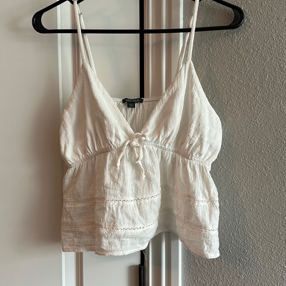 Target white crop top